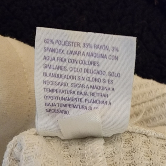 EUC Stars Above White Waffle Knit Lounge Pants - Picture 2 of 4